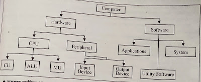 कम्प्यूटर के विभिन्न भाग 