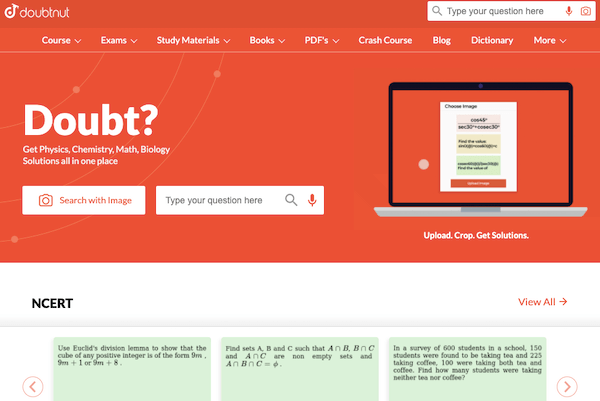 Doubt nut Learning App & Online Learning Platform