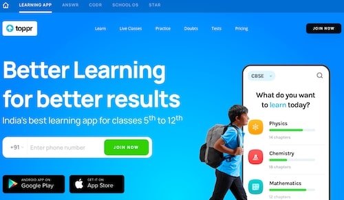 Toppr Online Learning Platform in Hindi