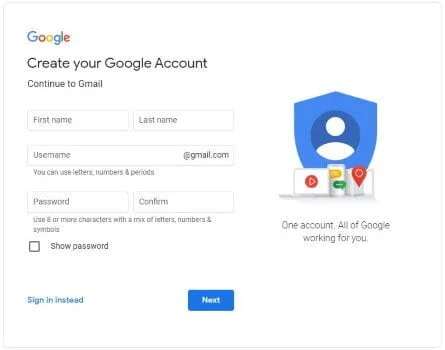 Create Gmail Account - Hindi Guide