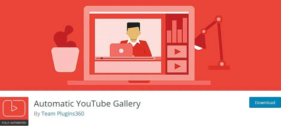 Automatic YouTube Gallery WordPress plugin