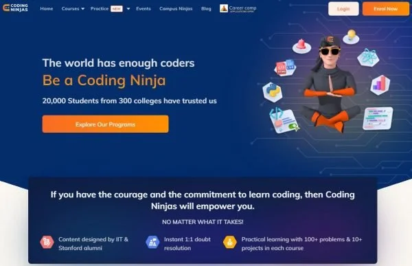 Coding Ninjas Learning Platform
