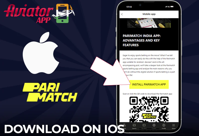 A basic guide on how to download the Parimatch Aviator app for iOS