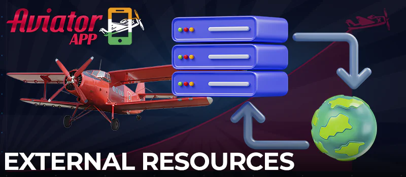 Aviator-apps website external resources